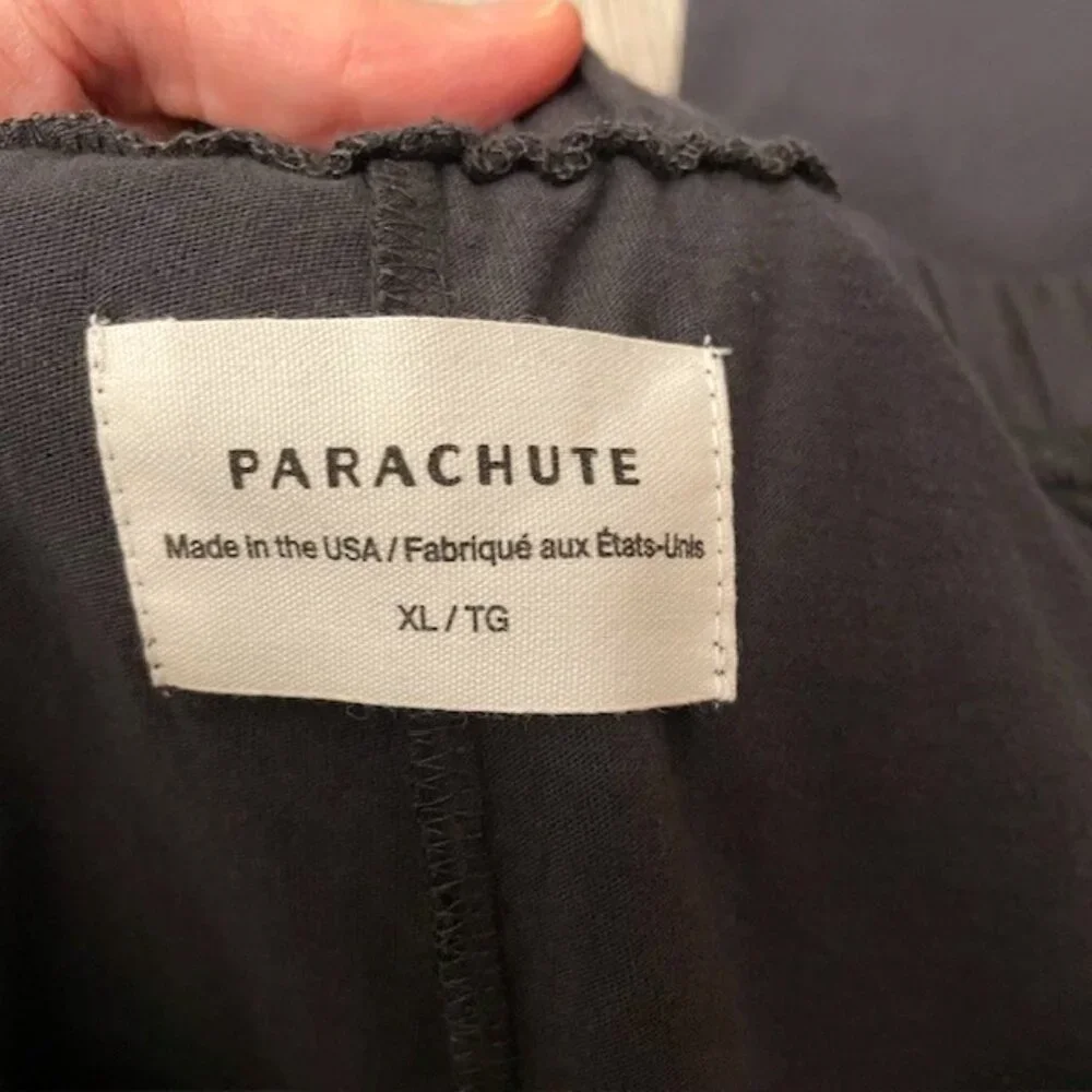 NWT Men's Parachute Organic Cotton Lounge Pants Gray Coal Size XL